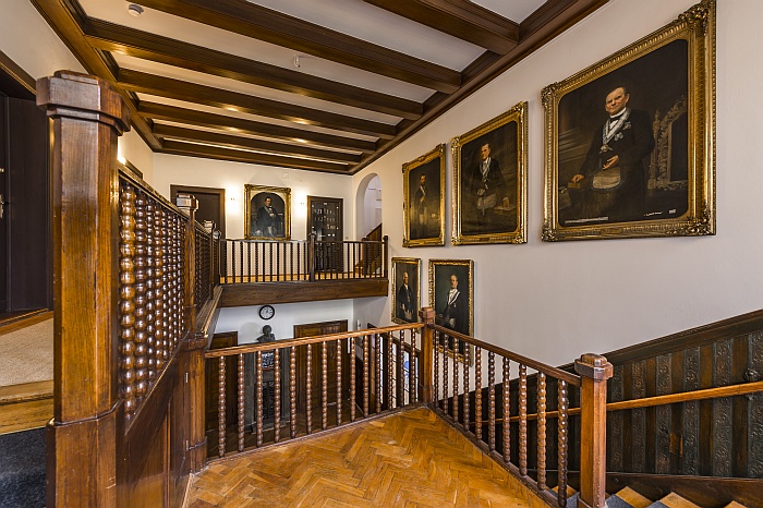 Dresden Freimaurer Schwerterloge Logenhaus Innen